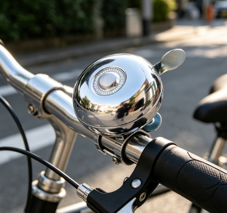 Retro Metal Bicycle Bell, Classic Ring Sound Handlebar Horn, Durable Cycling Alarm Accessory for Daily Riding